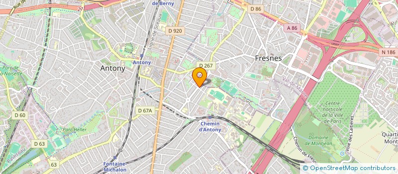 localisation de l'entreprise MONSIEUR JAKUB DZIERZYNSKI à ANTONY