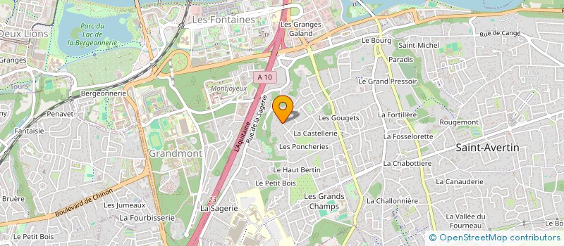 localisation de l'entreprise MONSIEUR JAKUB KONOPINSKI  SAINT-AVERTIN