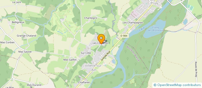 localisation de l'entreprise MONSIEUR JAKUB ORSZULAK  VILLETTE-SUR-AIN