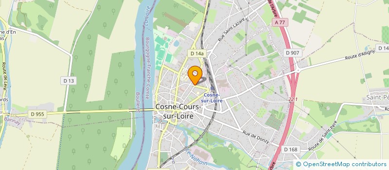 localisation de l'entreprise MONSIEUR JAKUB SLIWOWSKI à COSNE-COURS-SUR-LOIRE
