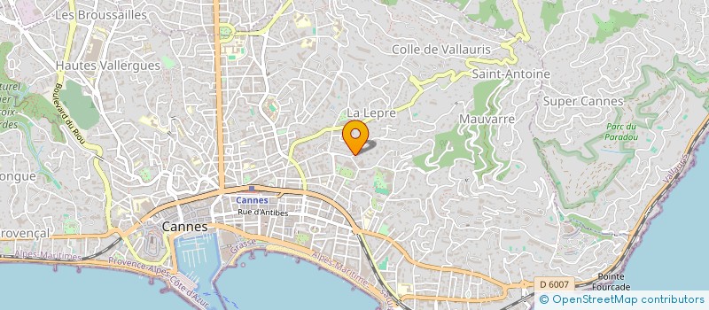 localisation de l'entreprise MONSIEUR JAKUB SOROKO  CANNES