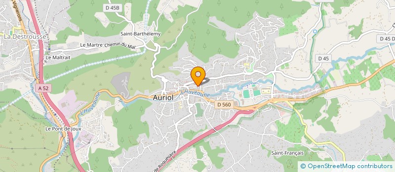 localisation de l'entreprise MONSIEUR JAKUB ZALESKI  AURIOL