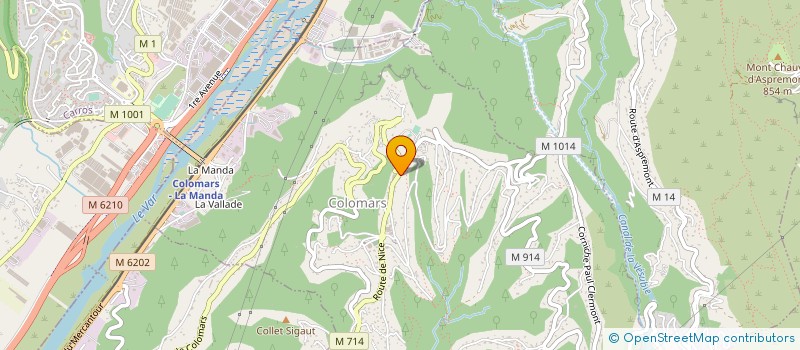 localisation de l'entreprise MONSIEUR JAKY GASPARINI  COLOMARS