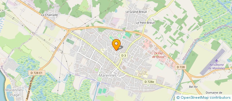 localisation de l'entreprise MONSIEUR JAKY GRATTIER à MARENNES-HIERS-BROUAGE