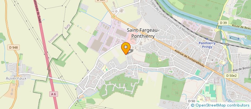 localisation de l'entreprise MONSIEUR JAKY LESAGE  SAINT-FARGEAU-PONTHIERRY