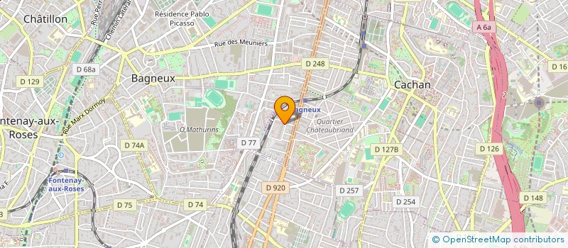 localisation de l'entreprise MONSIEUR JALA AL MARDINI à BAGNEUX