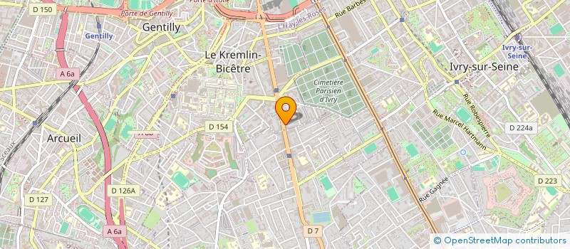 localisation de l'entreprise MONSIEUR JALAL AHMED  LE KREMLIN-BICETRE