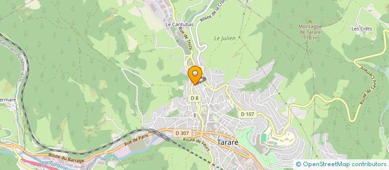 localisation de l'entreprise MONSIEUR JALAL BAKACHE  TARARE