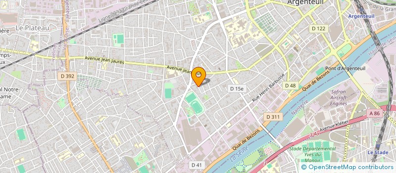 localisation de l'entreprise MONSIEUR JALAL BELLEMJID  ARGENTEUIL