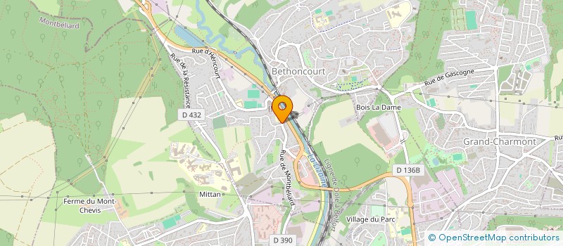 localisation de l'entreprise MONSIEUR JALAL BOURHANI  BETHONCOURT