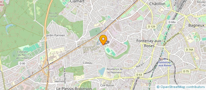 localisation de l'entreprise MONSIEUR JALAL BOUSSATTACH à CLAMART
