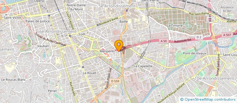 localisation de l'entreprise MONSIEUR JALAL BOUZID à MARSEILLE