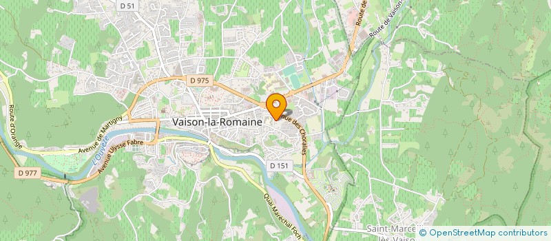 localisation de l'entreprise MONSIEUR JALAL EL AAZZAOUI  VAISON-LA-ROMAINE