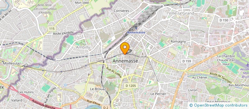 localisation de l'entreprise MONSIEUR JALAL EL BAHJAOUI  ANNEMASSE