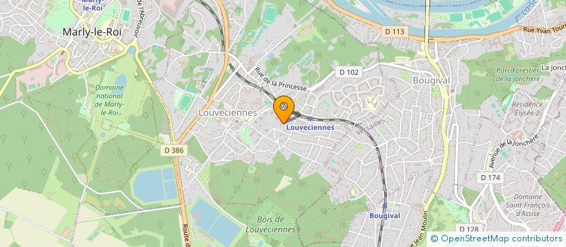 localisation de l'entreprise MONSIEUR JALAL EL MANEI  LOUVECIENNES