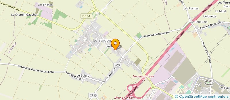 localisation de l'entreprise MONSIEUR JALAL EL YOUSFI à LE BARDON
