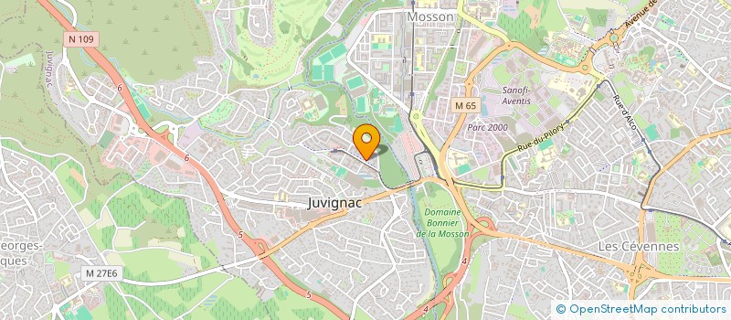 localisation de l'entreprise MONSIEUR JALAL ERGOUAI  JUVIGNAC