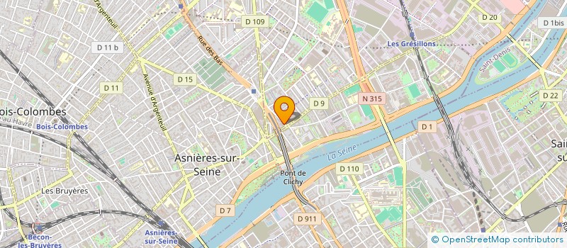 localisation de l'entreprise MONSIEUR JALAL IKAEN à GENNEVILLIERS