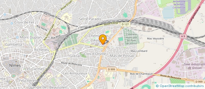 localisation de l'entreprise MONSIEUR JALAL IZMAR  NIMES