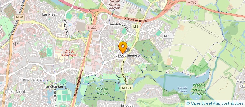 localisation de l'entreprise MONSIEUR JALAL JERRAR-OULIDI  VILLENEUVE-D'ASCQ