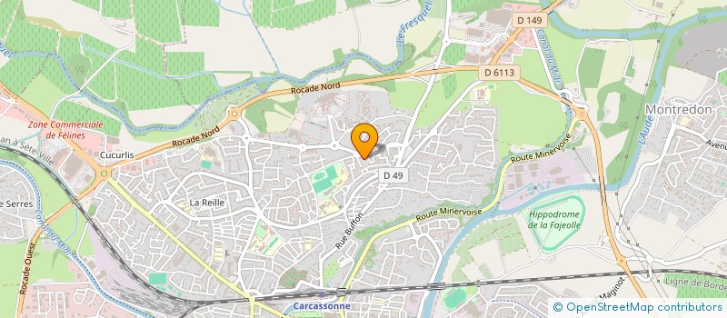 localisation de l'entreprise MONSIEUR JALAL KINANI  CARCASSONNE