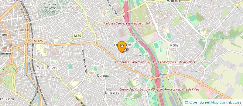 localisation de l'entreprise MONSIEUR JALAL MRIKA à TOULOUSE