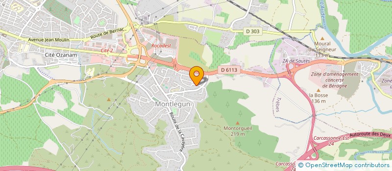 localisation de l'entreprise MONSIEUR JALAL NACIRI  CARCASSONNE