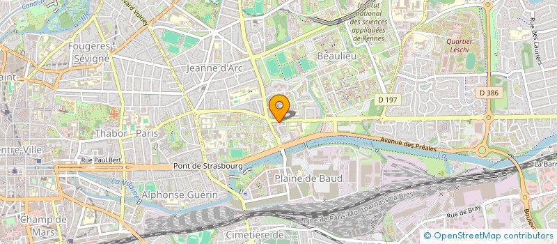 localisation de l'entreprise MONSIEUR JALAL NASSERI  RENNES