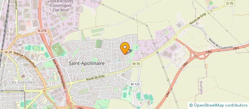 localisation de l'entreprise MONSIEUR JALAL RIHANI  SAINT-APOLLINAIRE