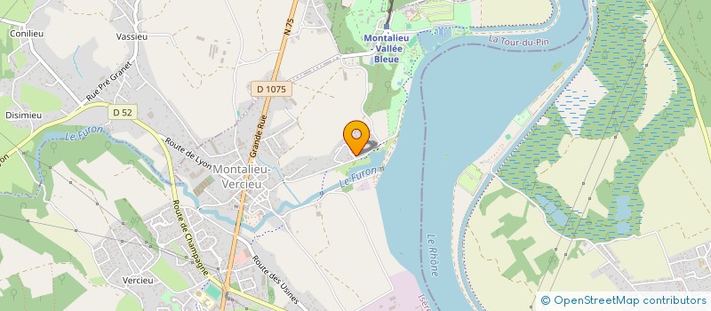 localisation de l'entreprise MONSIEUR JALAL TLOHI  MONTALIEU-VERCIEU