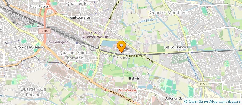 localisation de l'entreprise MONSIEUR JALAL ZRIAA  AVIGNON