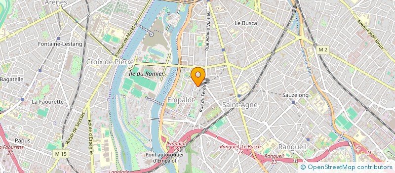 localisation de l'entreprise MONSIEUR JALALEDEN BAKHET ABDELRAHMAN  TOULOUSE