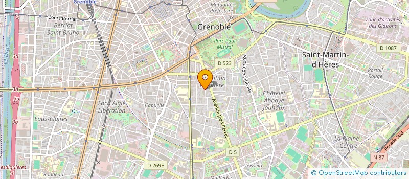 localisation de l'entreprise MONSIEUR JALEL CHAKHARI à GRENOBLE