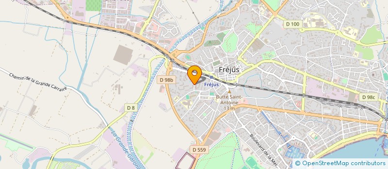 localisation de l'entreprise MONSIEUR JALEL HABA à FREJUS
