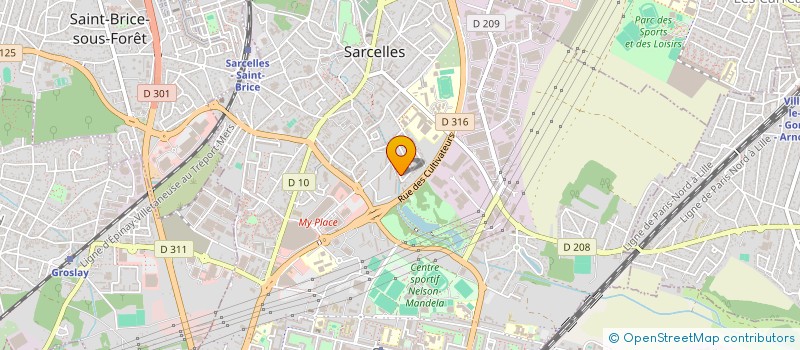 localisation de l'entreprise MONSIEUR JALEL HASSOUNA à SARCELLES