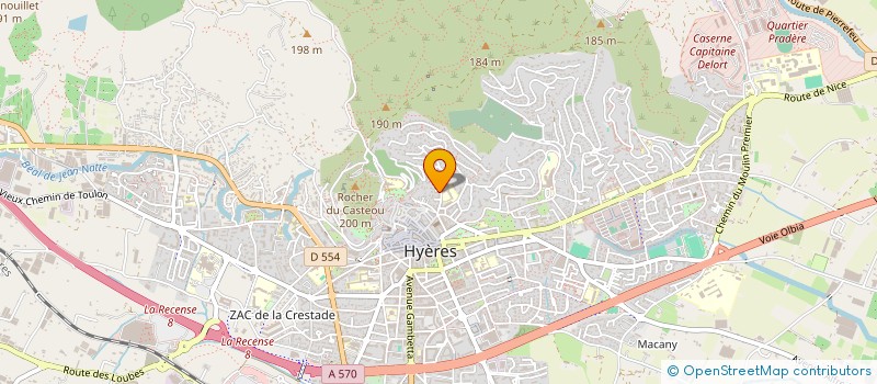 localisation de l'entreprise MONSIEUR JALEL M HAMDI  HYERES