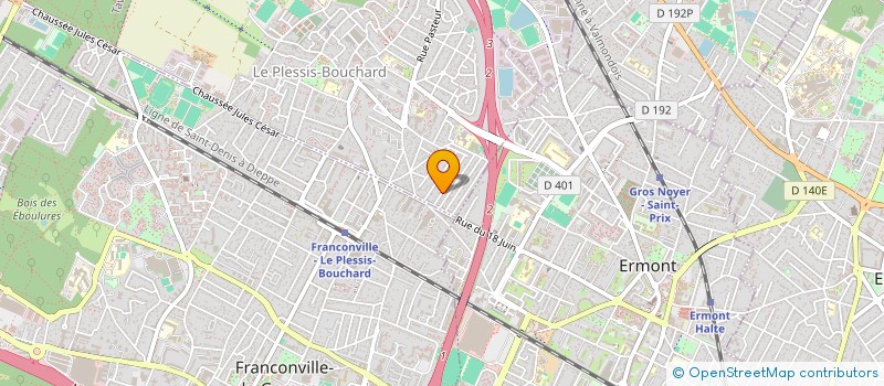 localisation de l'entreprise MONSIEUR JALEL OUERIEMI à LE PLESSIS-BOUCHARD