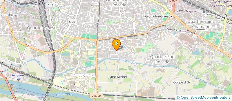 localisation de l'entreprise MONSIEUR JALEL OURIMI  AVIGNON