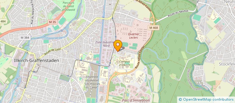 localisation de l'entreprise MONSIEUR JALIL BABACI  ILLKIRCH-GRAFFENSTADEN