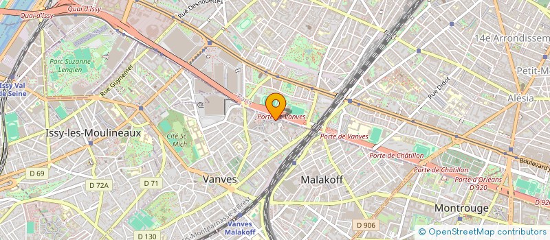 localisation de l'entreprise MONSIEUR JALIL DABBECH à VANVES