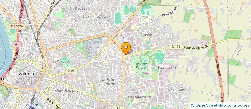 localisation de l'entreprise MONSIEUR JALIL FAIDI  VALENCE