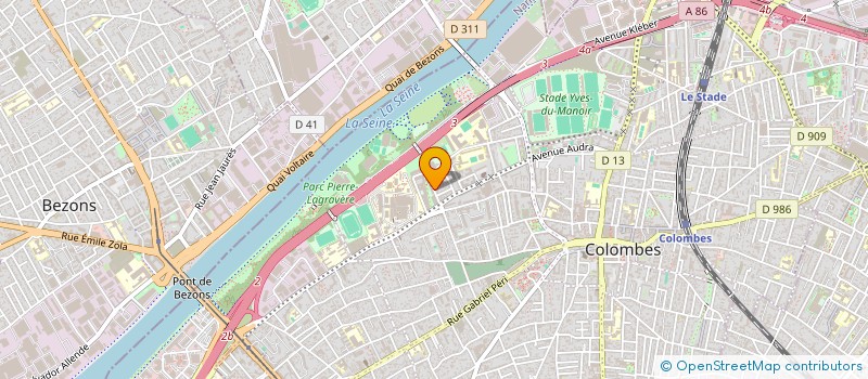 localisation de l'entreprise MONSIEUR JALIL FAZLI  COLOMBES