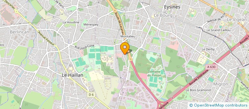 localisation de l'entreprise MONSIEUR JALIL ORIYANE ER RASS  EYSINES