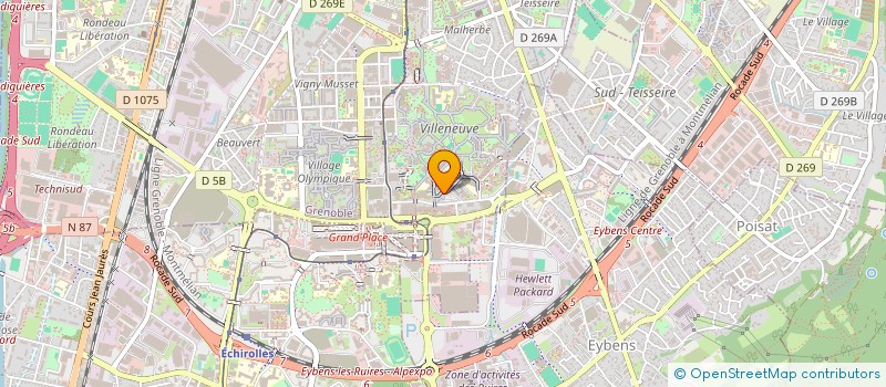 localisation de l'entreprise MONSIEUR JALILIE AGDACH à GRENOBLE