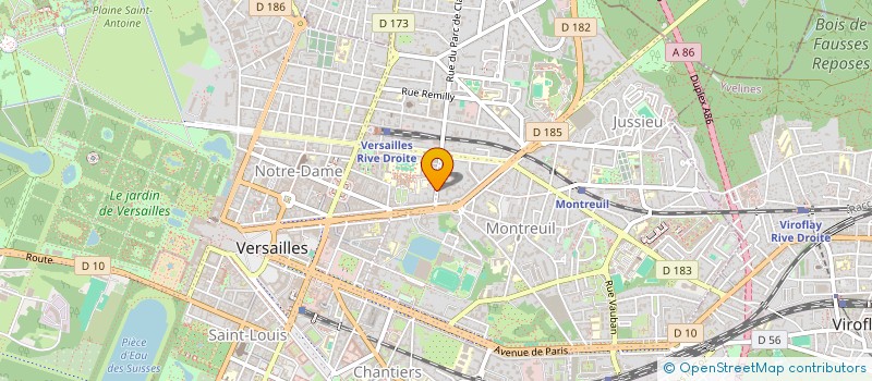 localisation de l'entreprise MONSIEUR JALILUR TAMIM à VERSAILLES