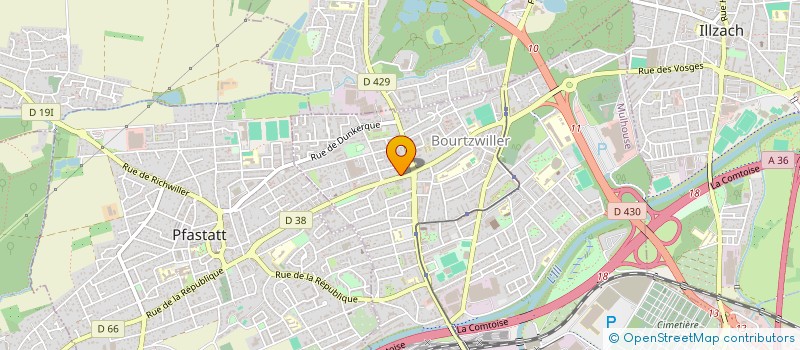 localisation de l'entreprise MONSIEUR JALLAL JDIR  MULHOUSE