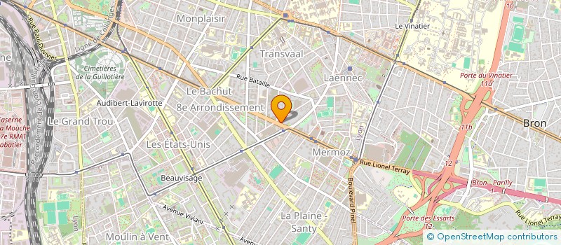 localisation de l'entreprise MONSIEUR JALLEL ARFAOUI  LYON