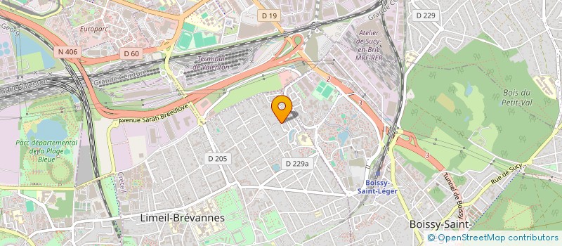 localisation de l'entreprise MONSIEUR JALLELDDINE KHIARI  LIMEIL-BREVANNES