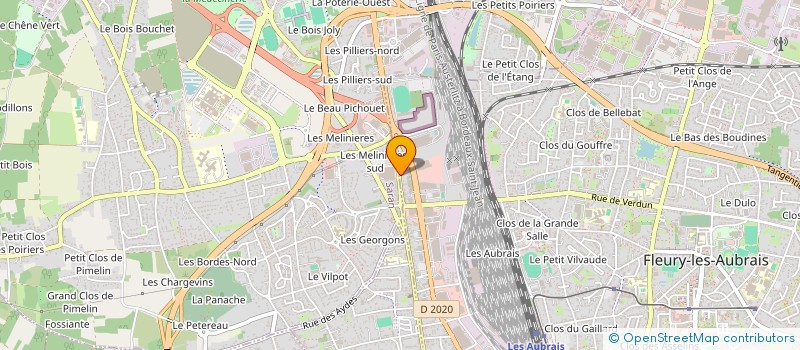 localisation de l'entreprise MONSIEUR JALLOLE AKAOUCH à FLEURY LES AUBRAIS