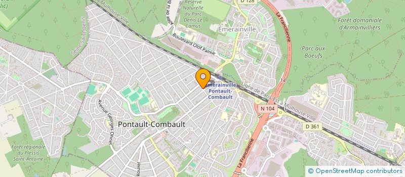 localisation de l'entreprise MONSIEUR JALYL AMMOUCHE  PONTAULT-COMBAULT